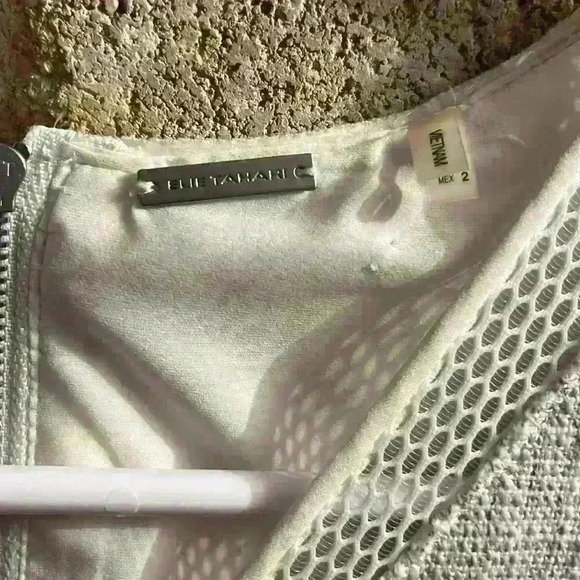 Ellie Tahari Patchwork Sheath Midi - Picture 2 of 4